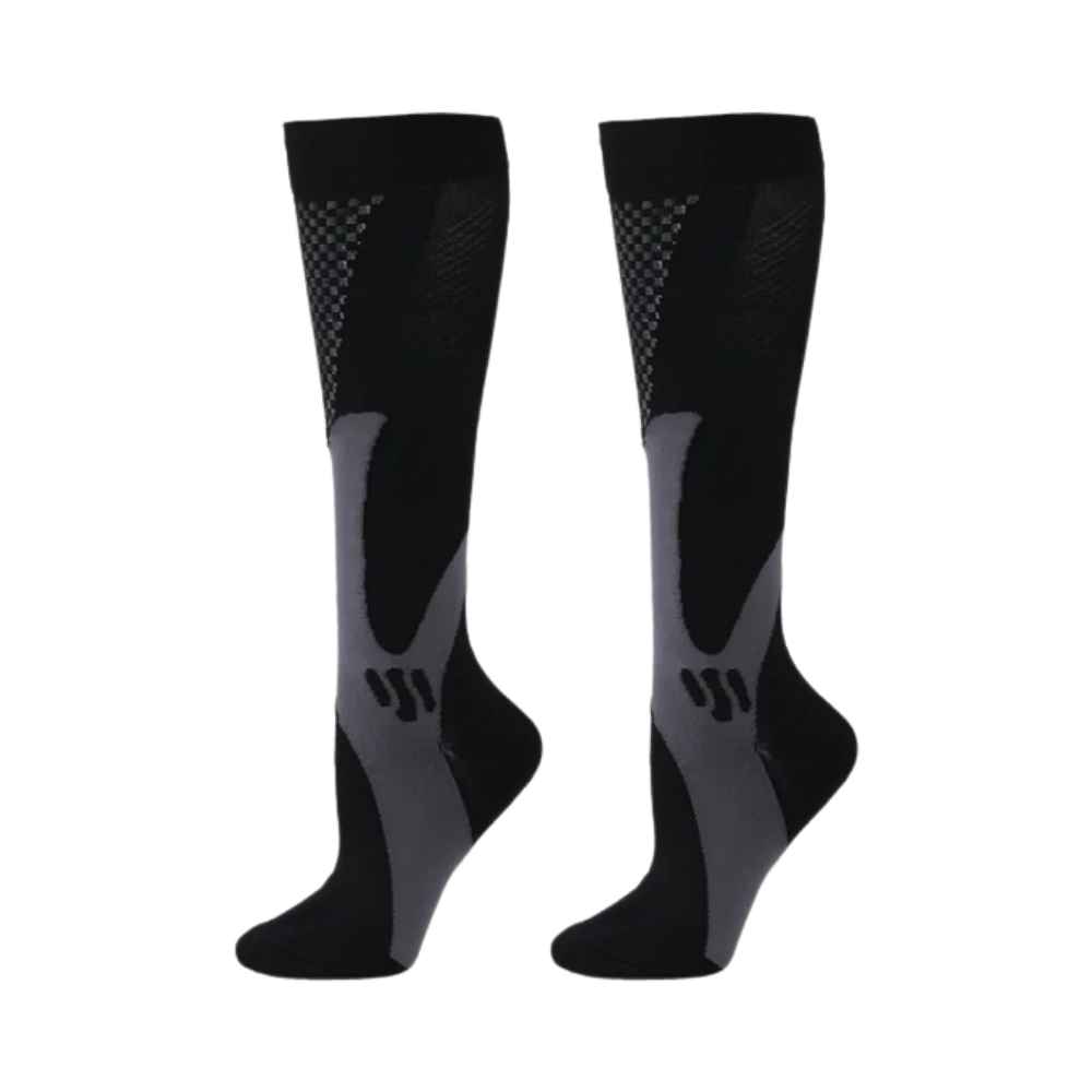 Chaussettes de compression fonctionnelles et élégantes
 -Noir/S/MNoir/L/XLNoir/XXL - Ozerty