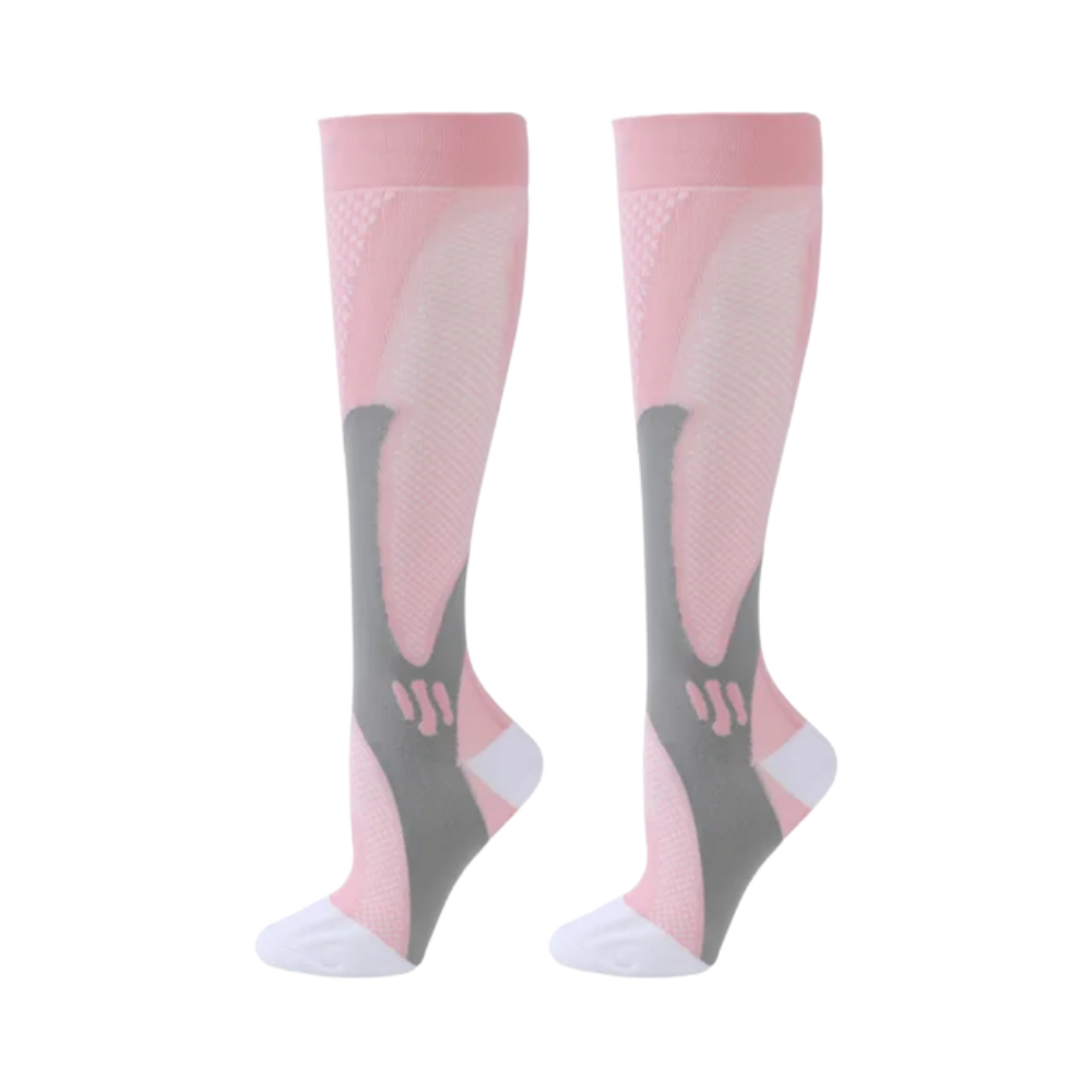 Chaussettes de compression fonctionnelles et élégantes
 -Rose/S/MRose/L/XLRose/XXL - Ozerty