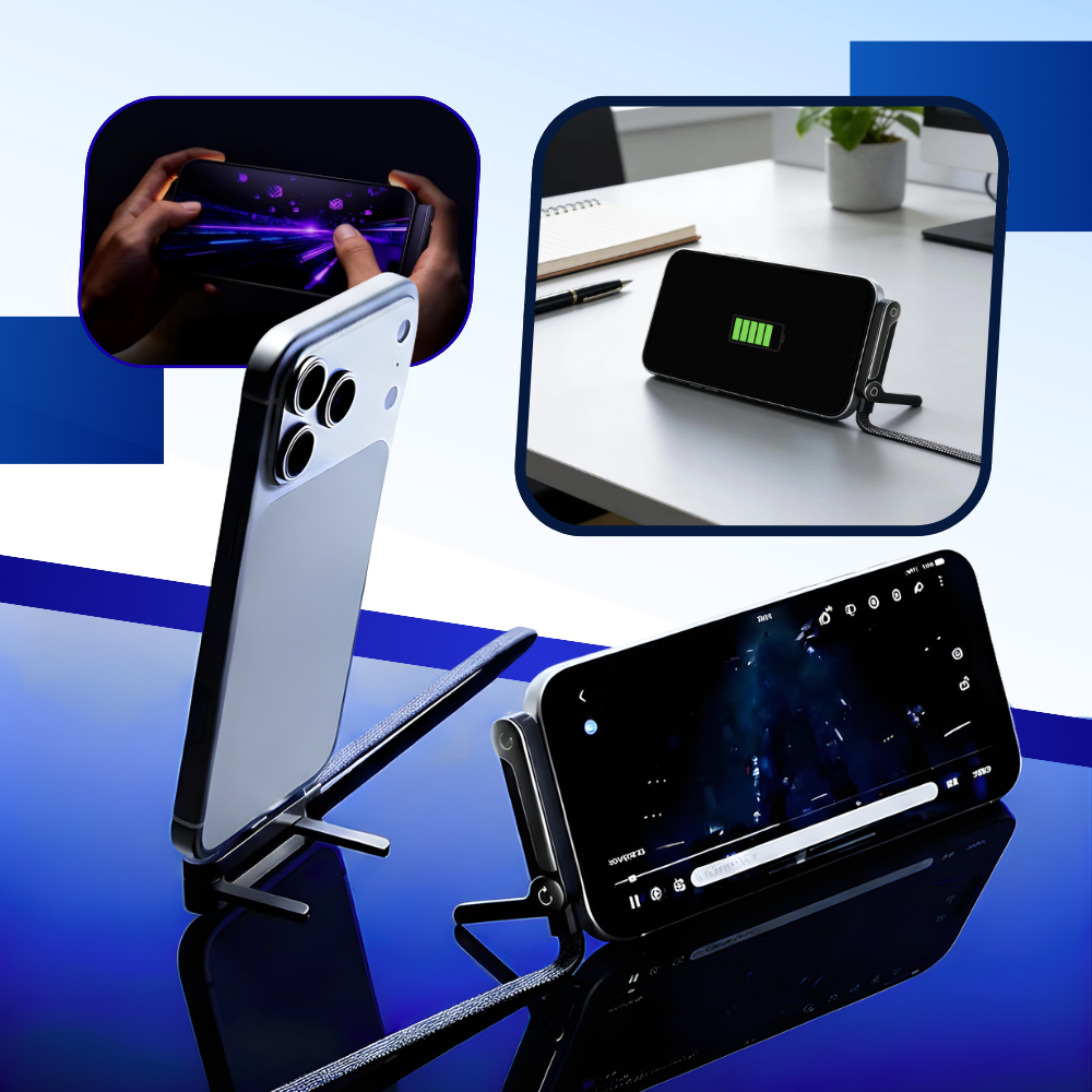 Câble de charge téléphone avec support intégré - Ozerty