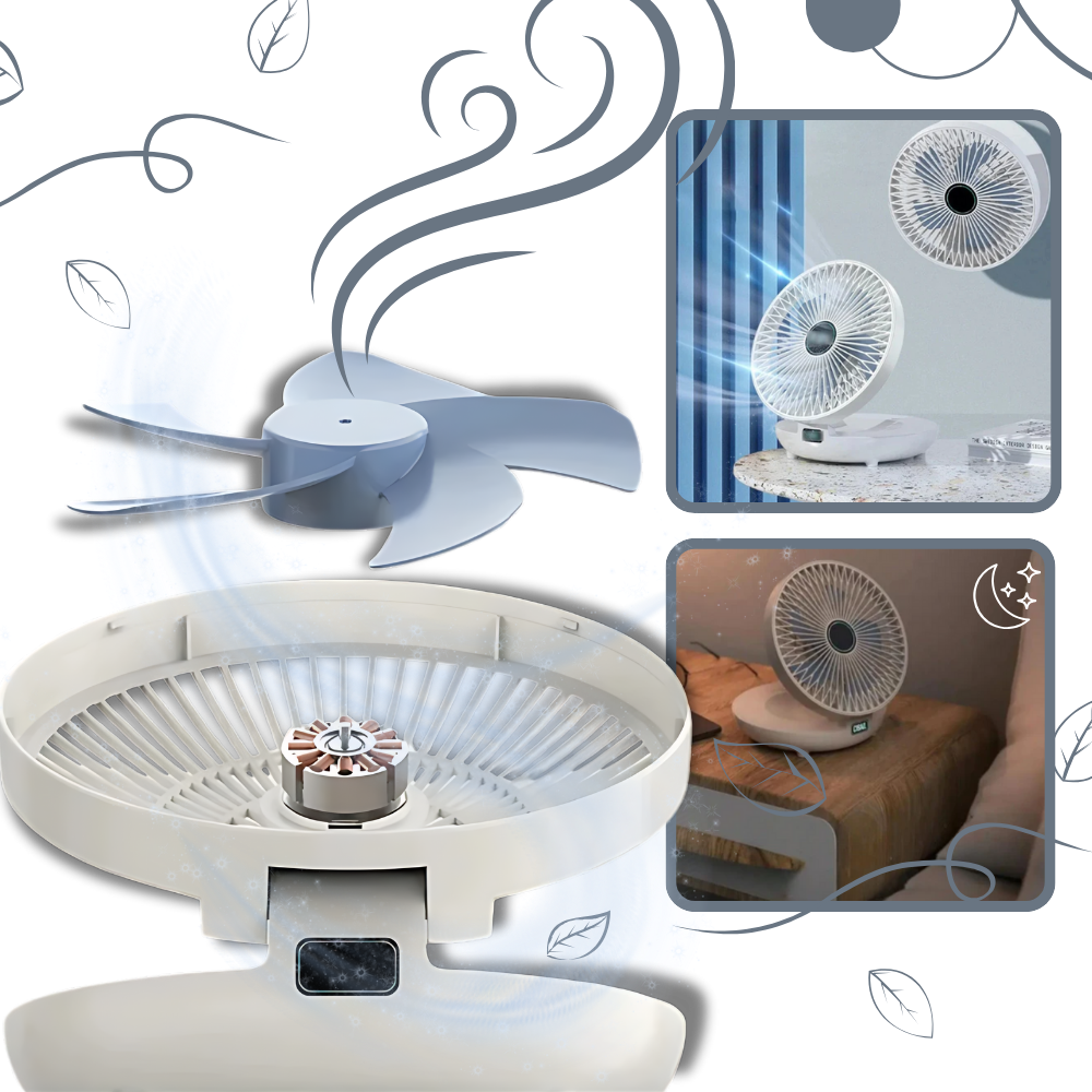 Ventilateur portable à diffusion douce
- Ozerty