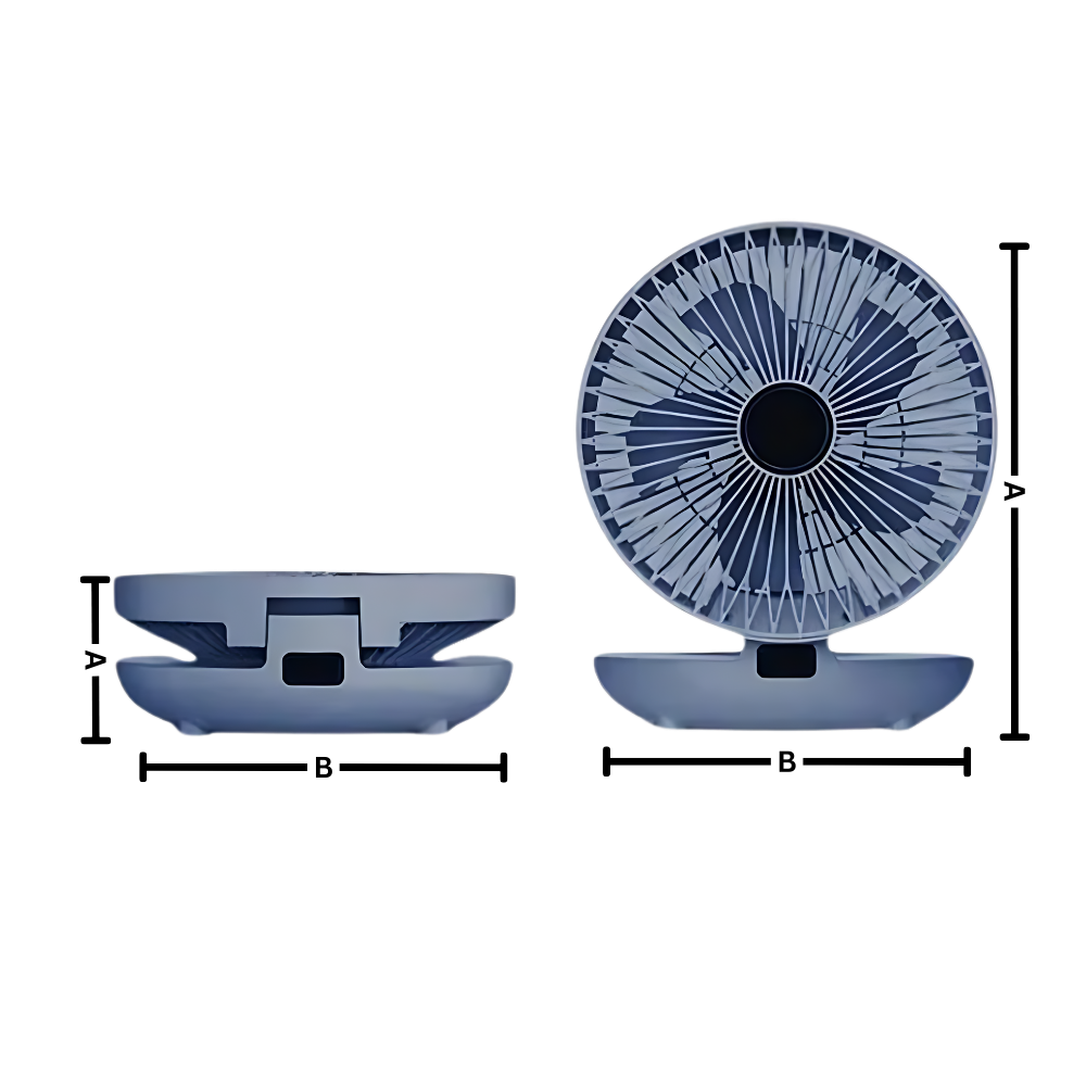 Ventilateur portable à diffusion douce
- Ozerty