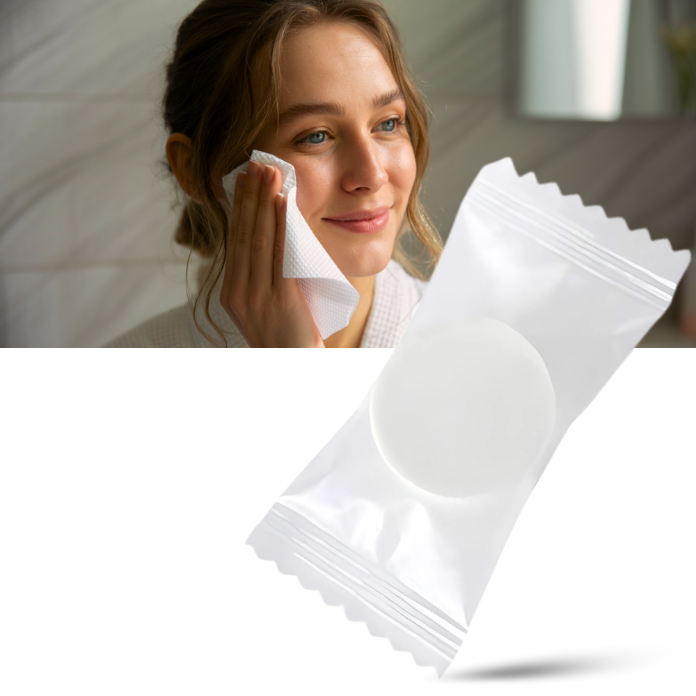 Serviettes compressées en coton doux - Ozerty