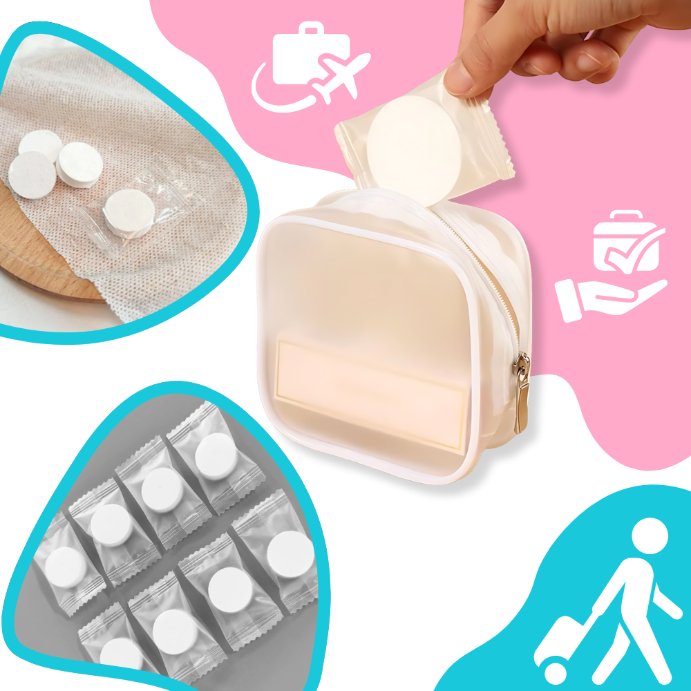 Serviettes compressées en coton doux - Ozerty