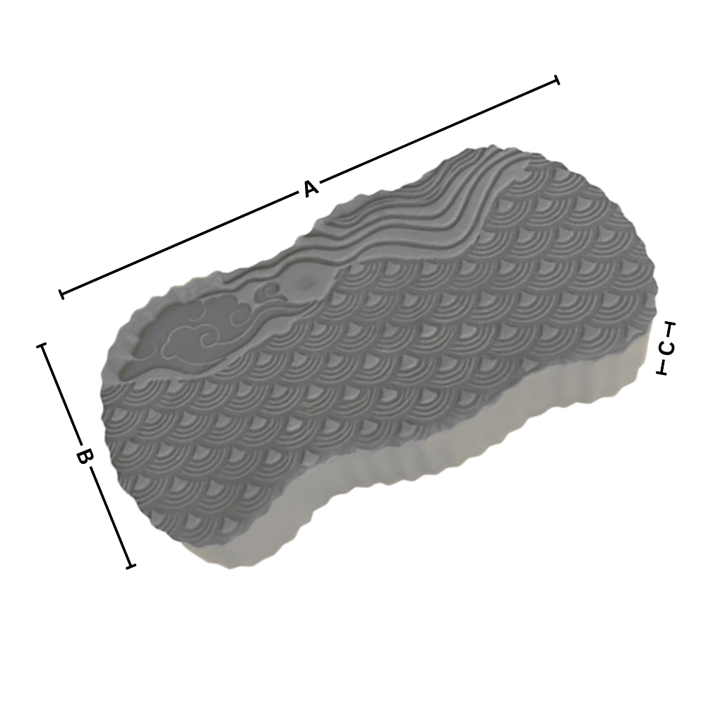 Éponge de bain exfoliante douce - Ozerty