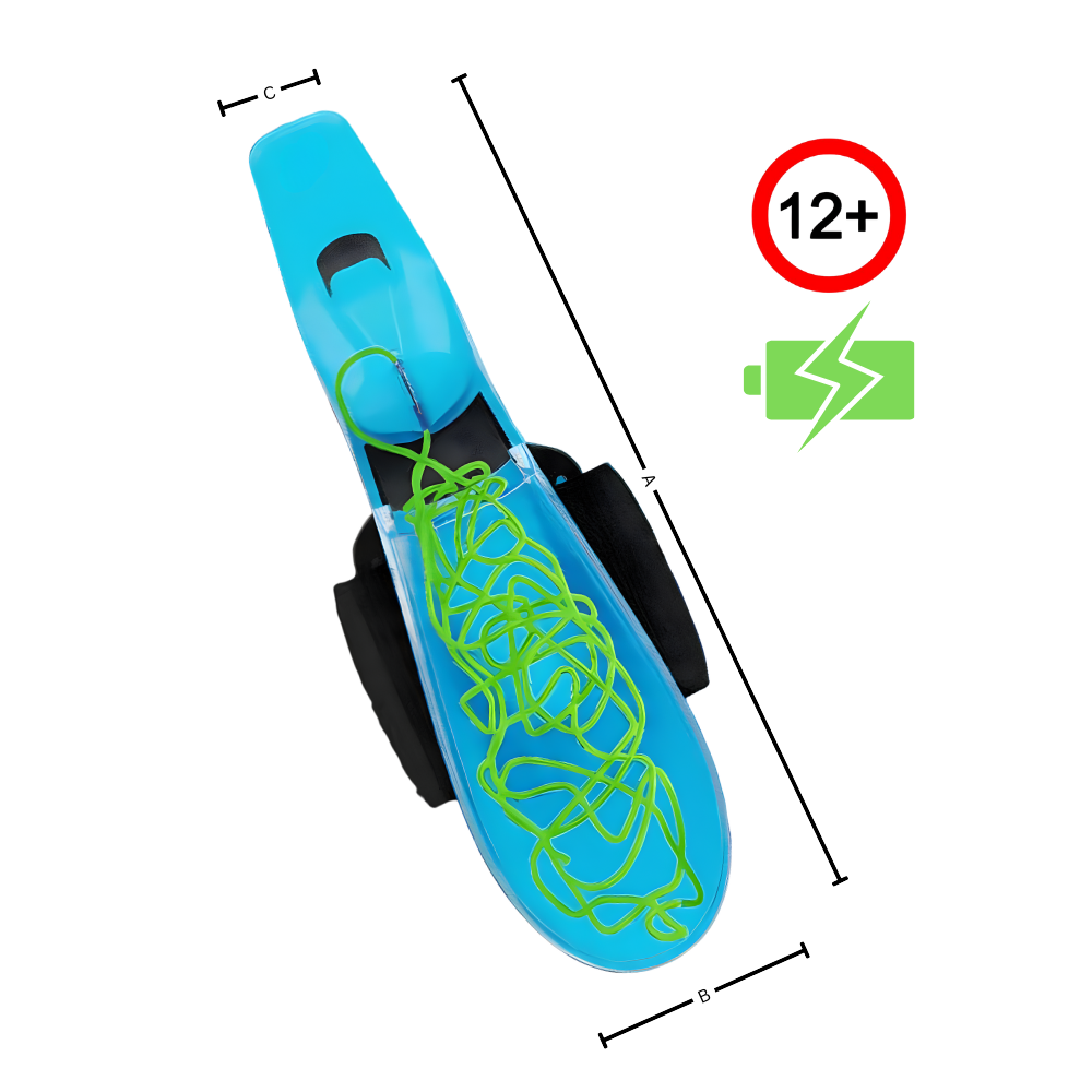 Jouet lance-toile d'araignée lumineux - Ozerty