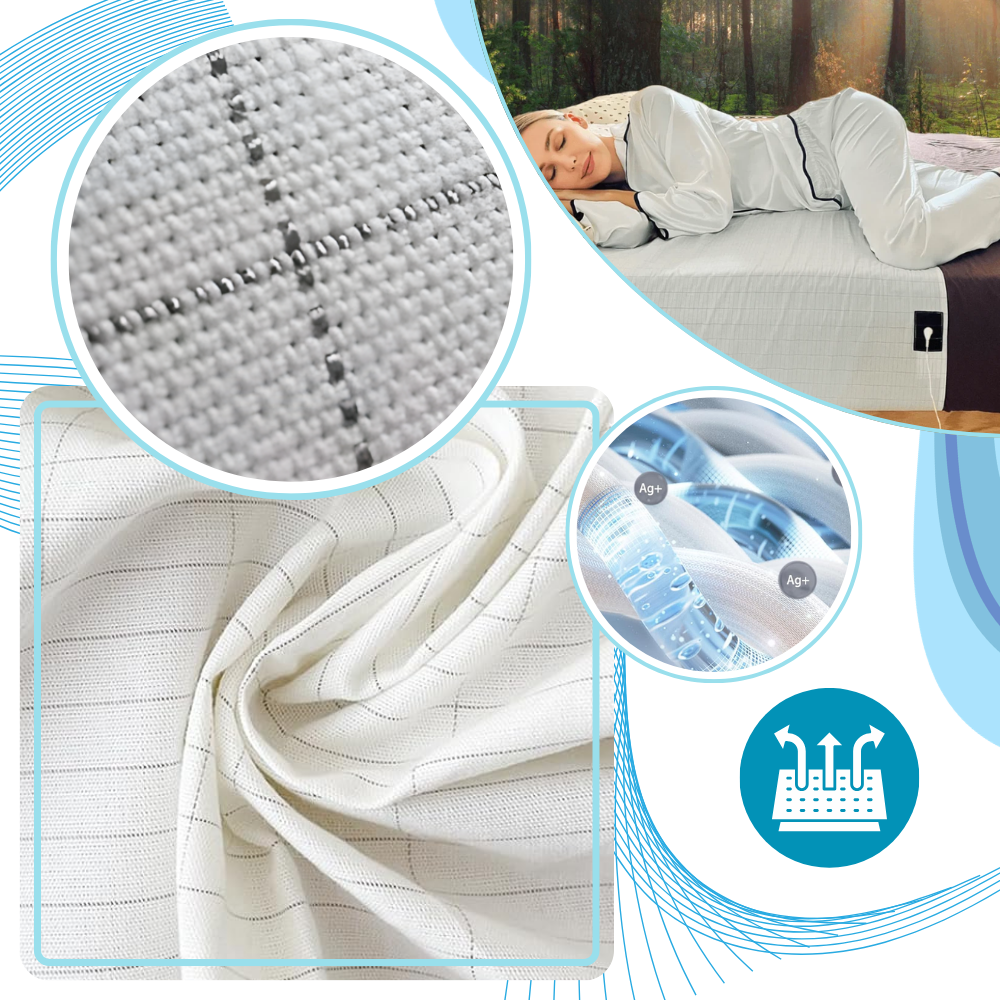 Drap de relaxation à brancher pour un sommeil réparateur - Ozerty