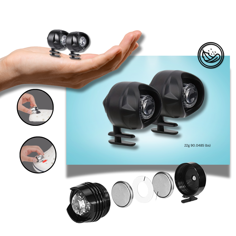 Lumière étanche et main libres pour Crocs - Ozerty