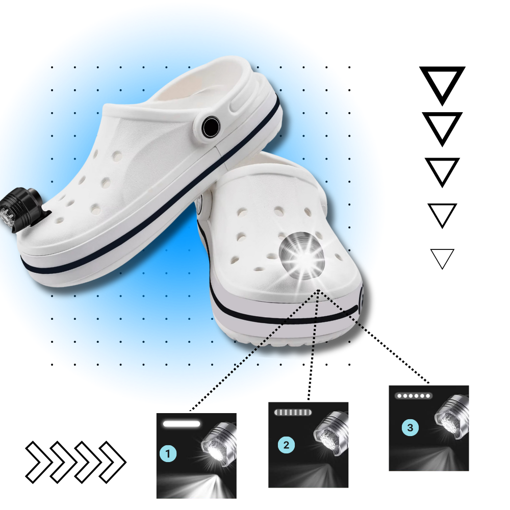 Lumière étanche et main libres pour Crocs - Ozerty