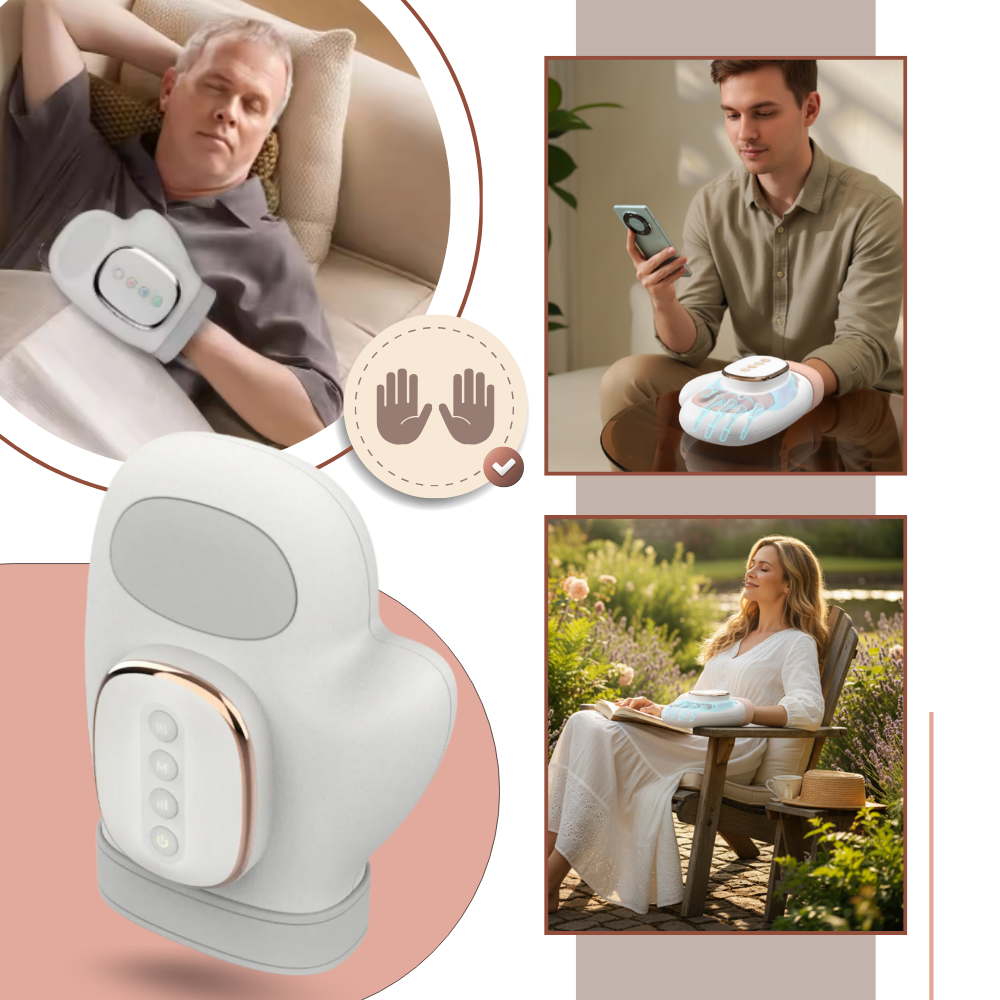 Gant de massage par compression thermique - Ozerty