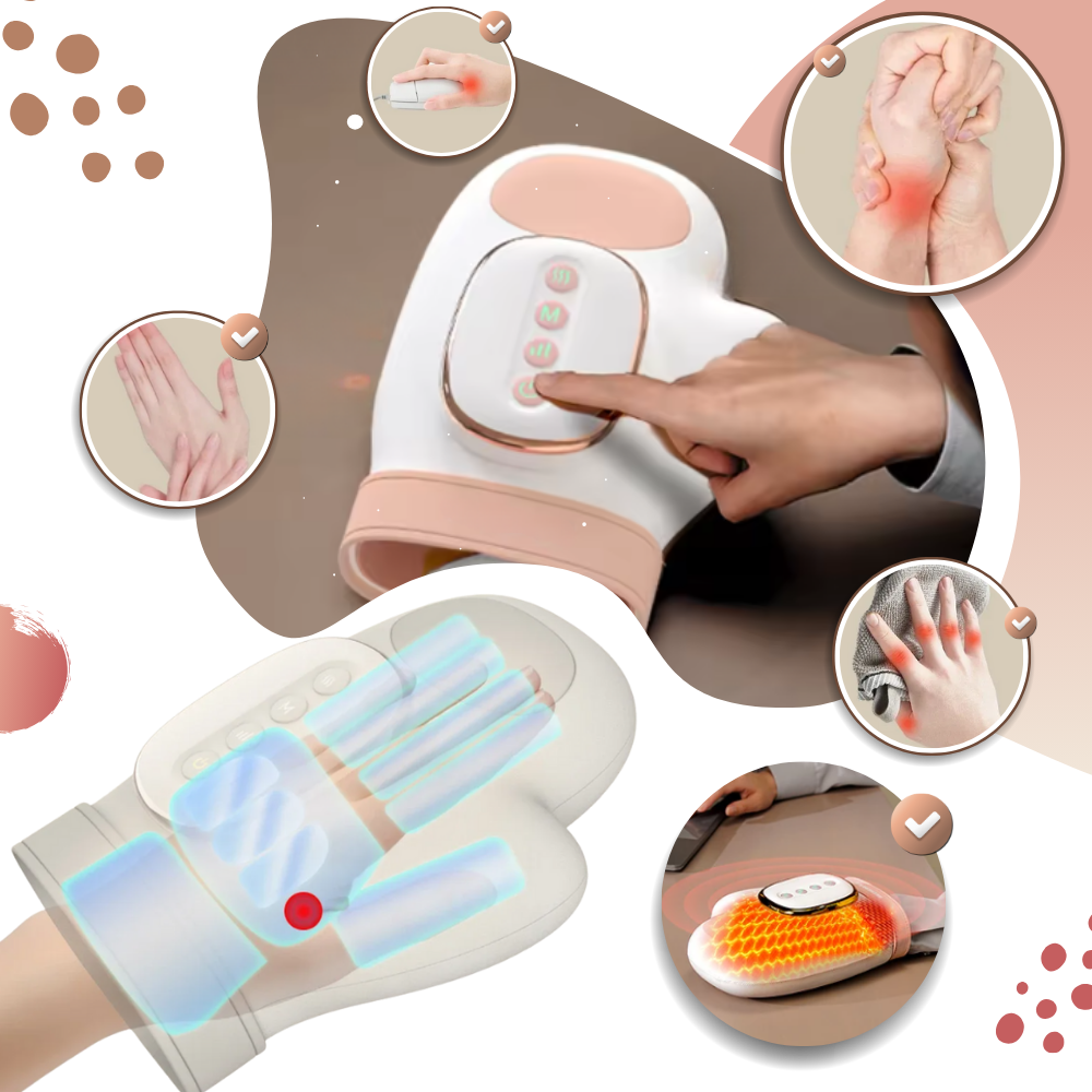 Gant de massage par compression thermique - Ozerty