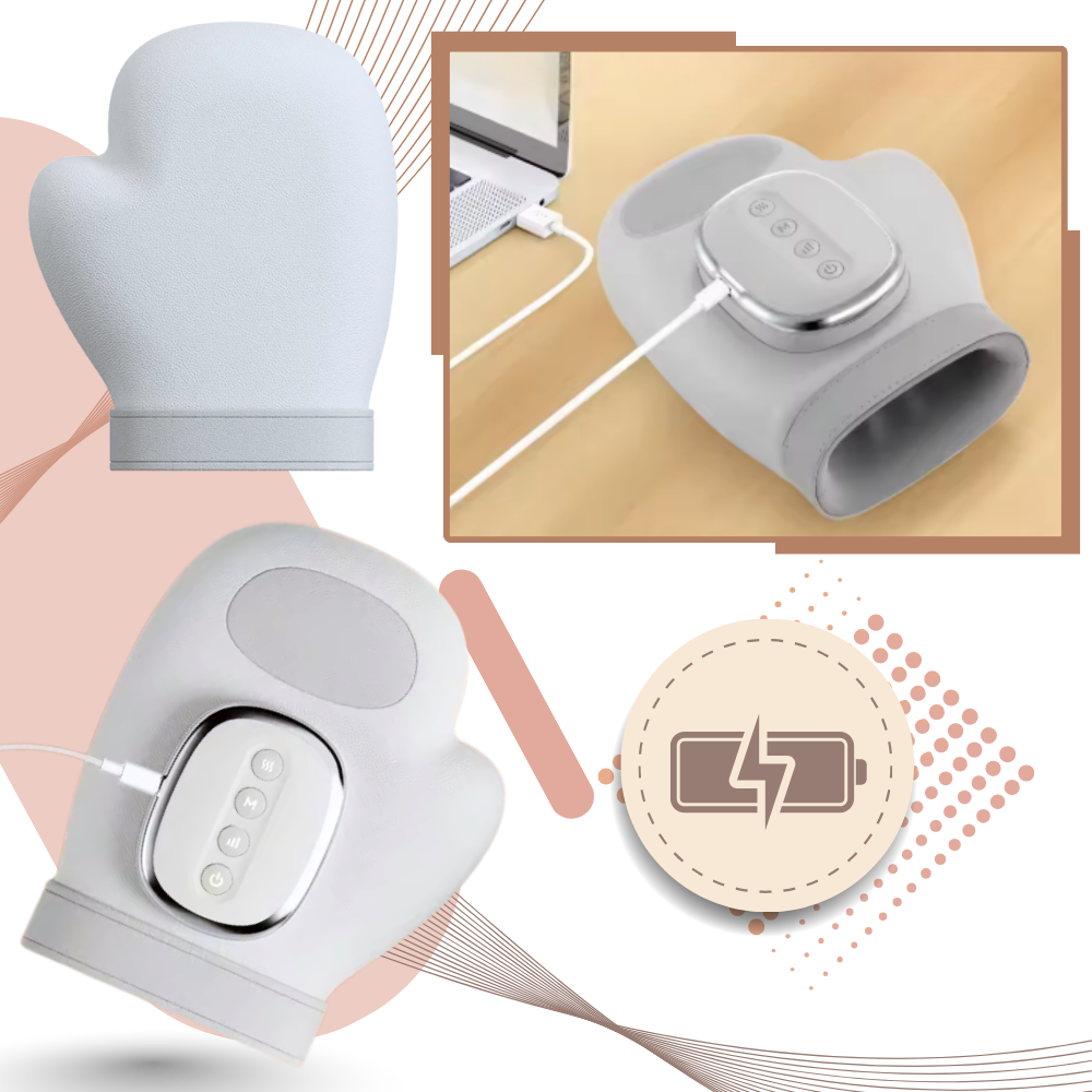 Gant de massage par compression thermique - Ozerty