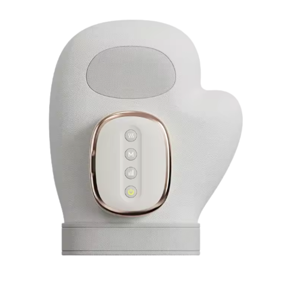 Gant de massage par compression thermique -Blanc - Ozerty