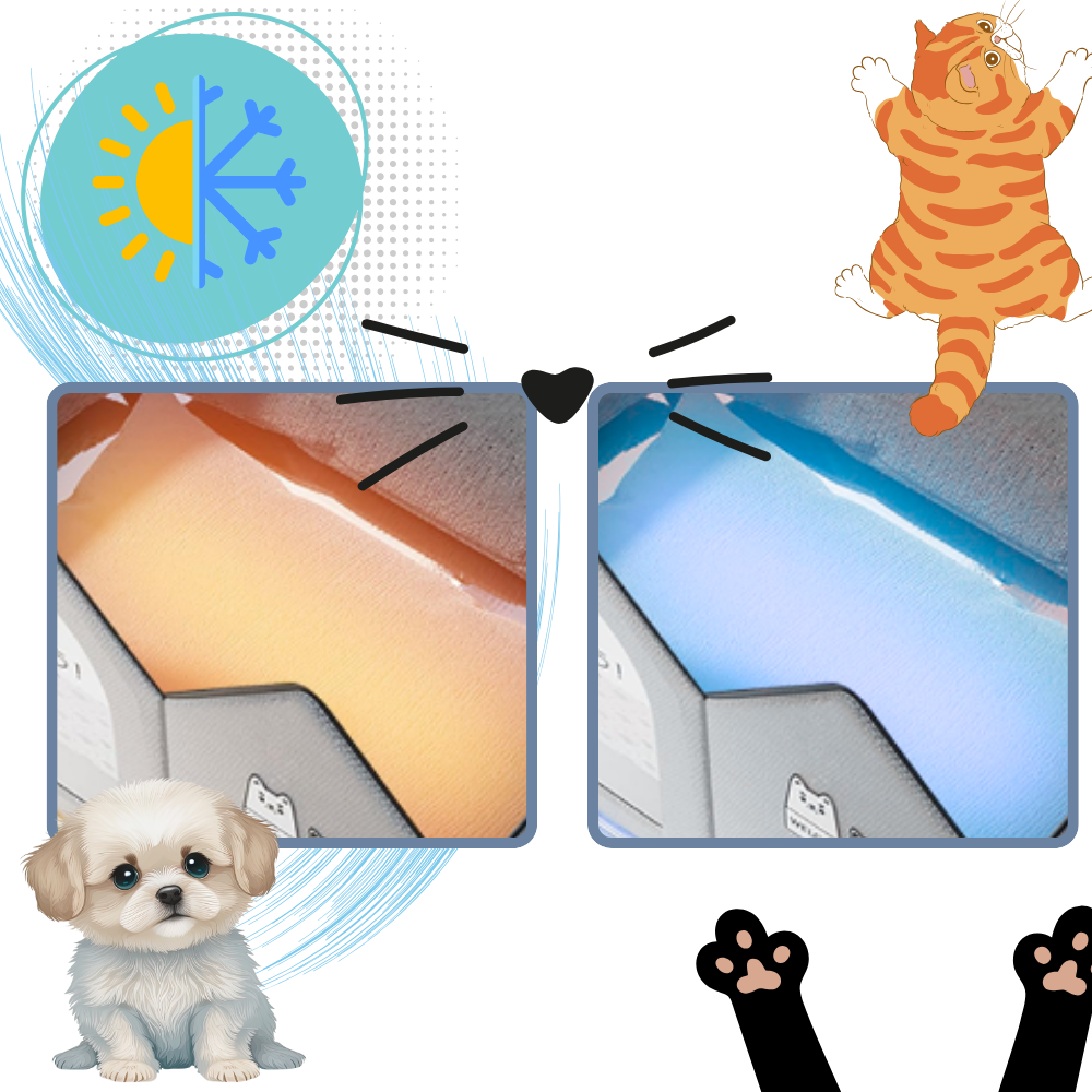 Maison pour chats à isolation thermique réfléchissante 
 - Ozerty