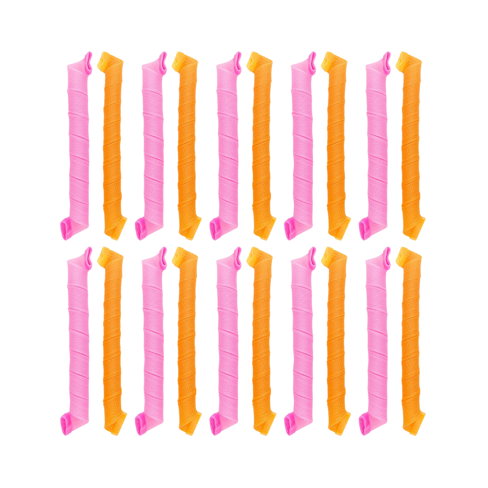 Kit de rouleaux pour boucler les cheveux sans chaleur
-L/20 Pcs - Ozerty