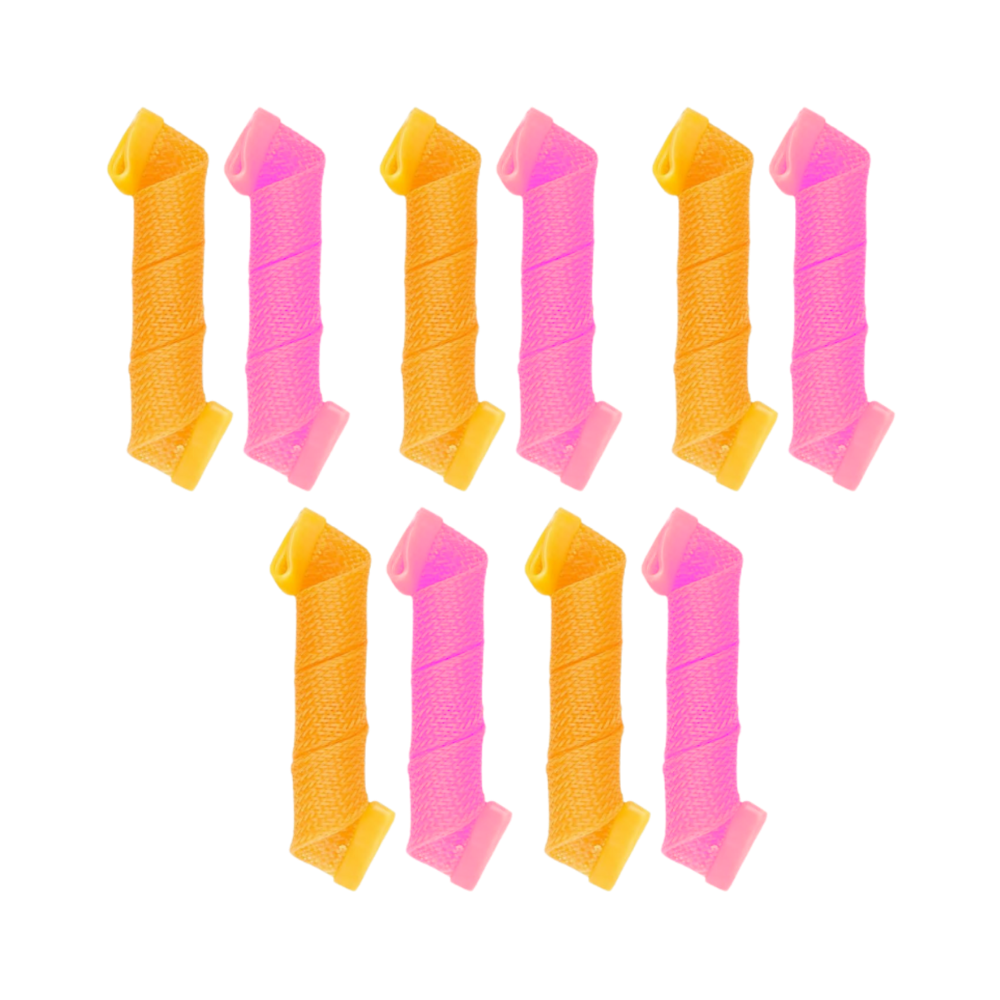 Kit de rouleaux pour boucler les cheveux sans chaleur
-M/10 Pcs - Ozerty