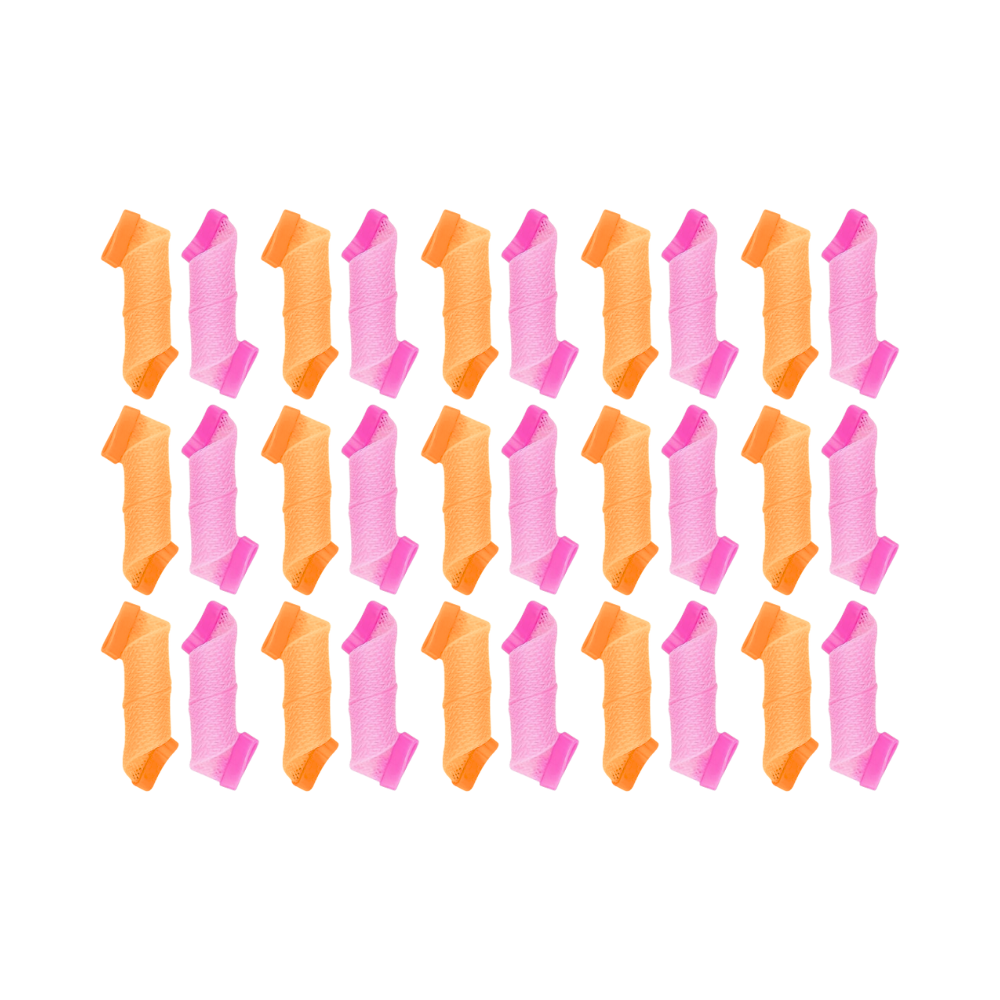 Kit de rouleaux pour boucler les cheveux sans chaleur
-M/30 Pcs - Ozerty