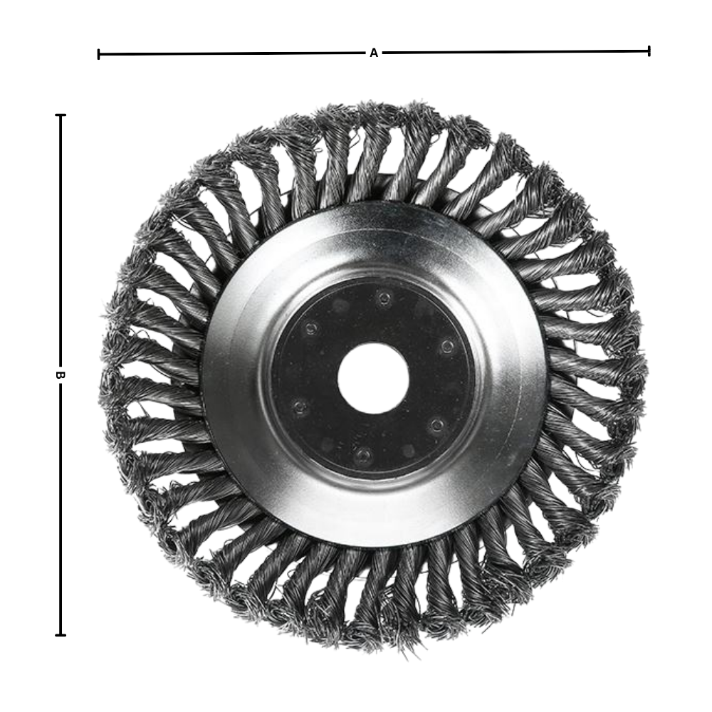 Brosse de désherbage pour débroussailleuse - Ozerty