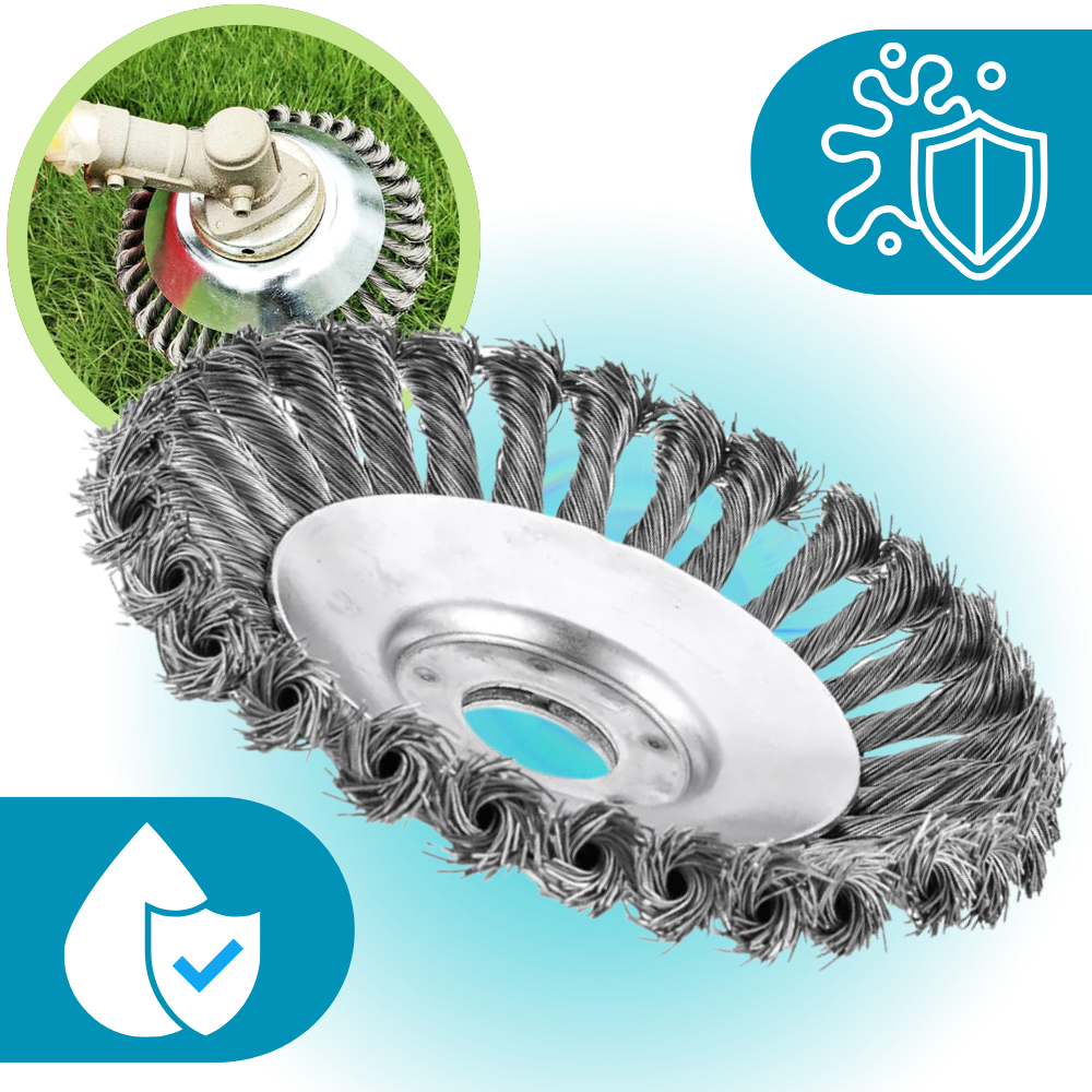 Brosse de désherbage pour débroussailleuse - Ozerty