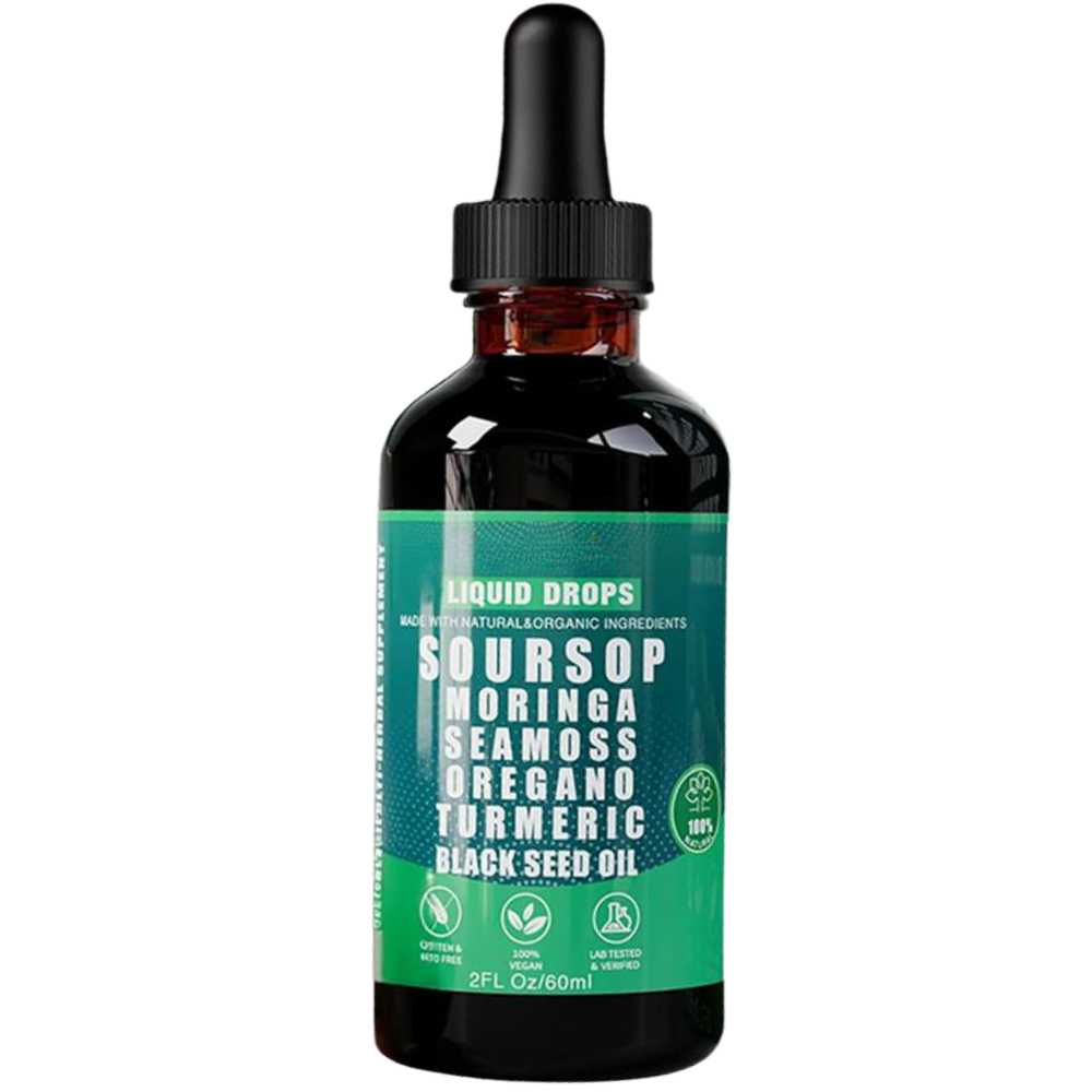 Gouttes extrait de Corossol et plantes naturelles - Ozerty