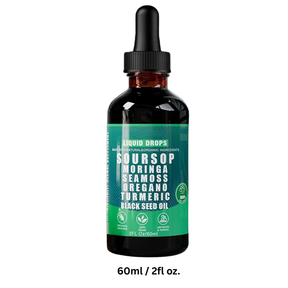 Gouttes extrait de Corossol et plantes naturelles - Ozerty