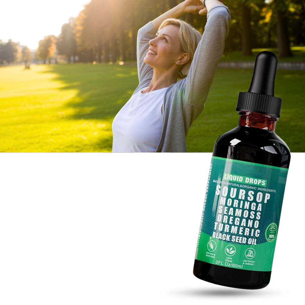 Gouttes extrait de Corossol et plantes naturelles - Ozerty