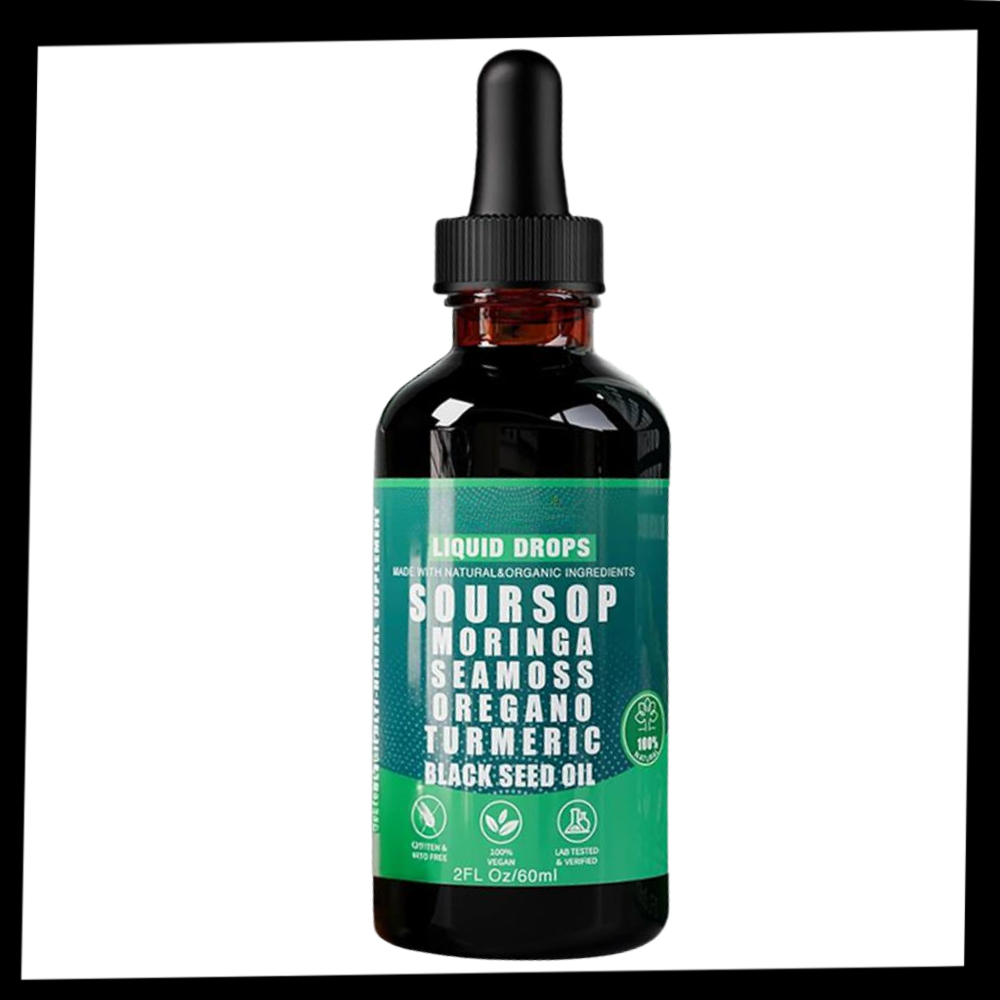 Gouttes extrait de Corossol et plantes naturelles - Ozerty