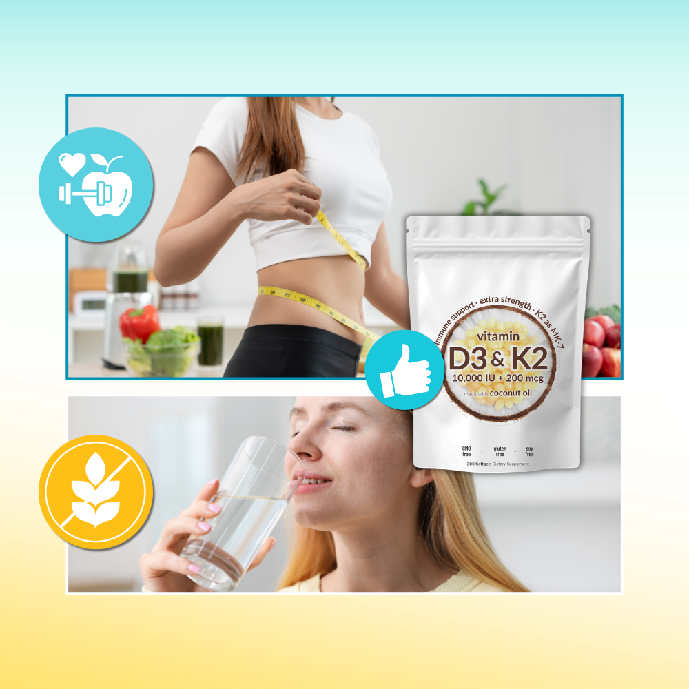 Gélules D3 & K2 haute puissance - Ozerty