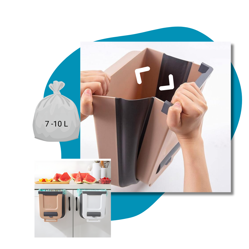 Poubelle pliable de grande capacité - Ozerty