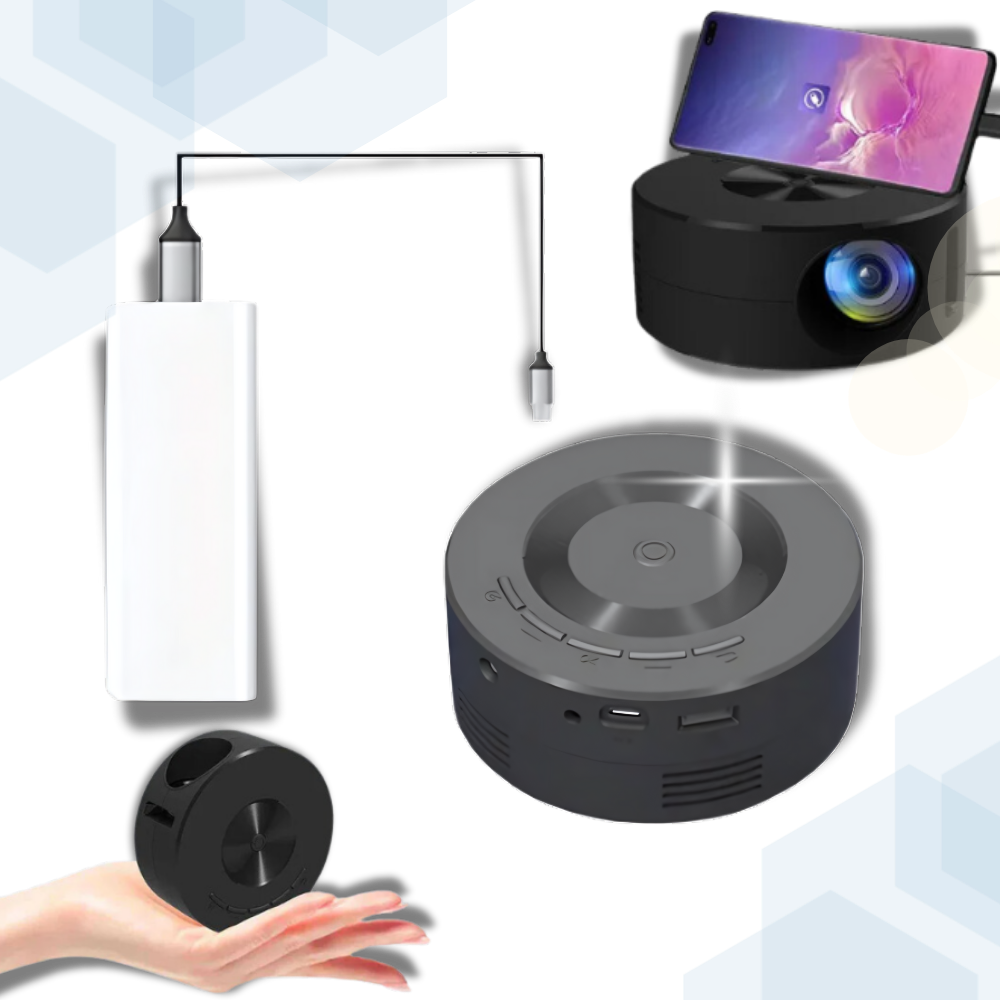 Mini-projecteur vidéo haute résolution
 - Ozerty