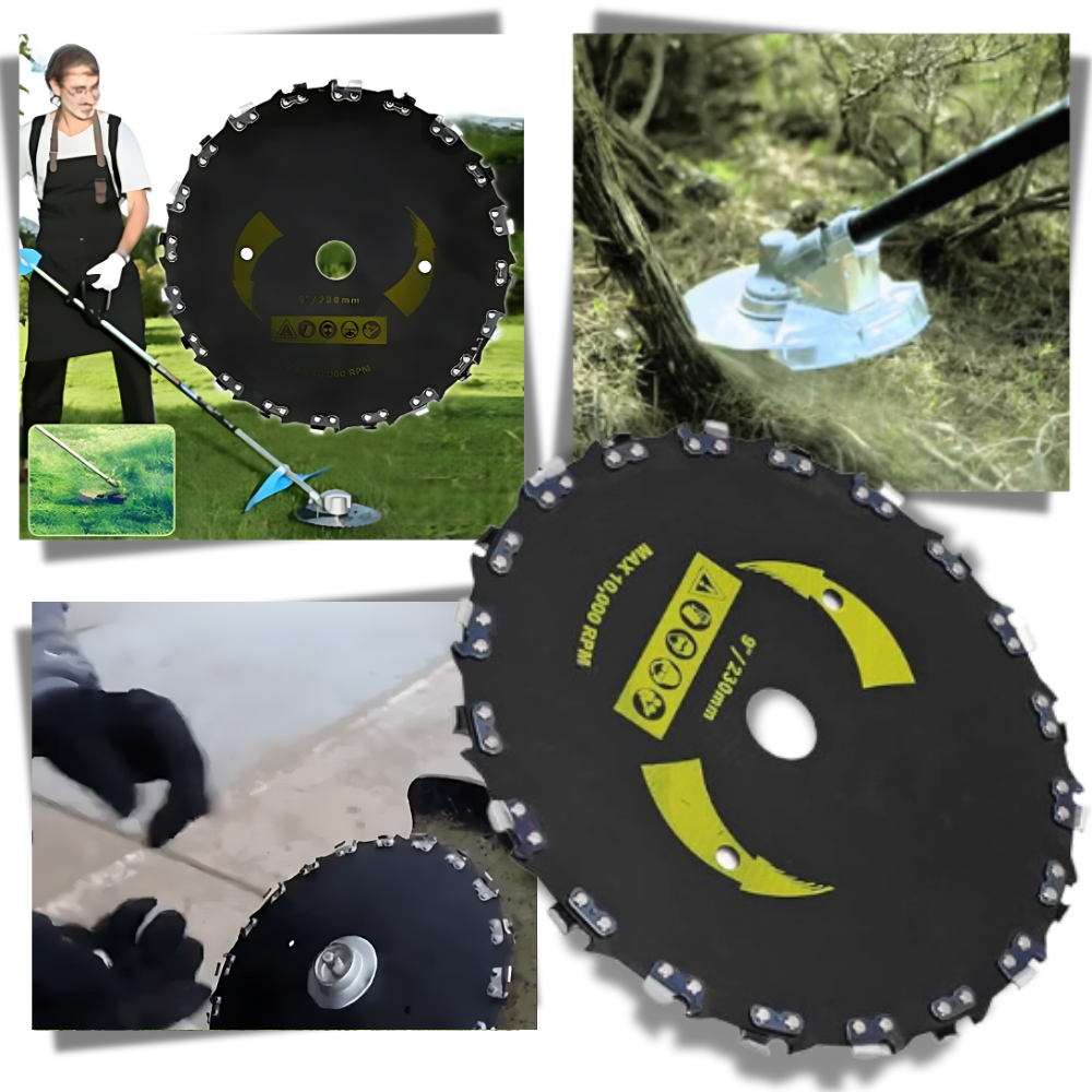 Scie circulaire pour coupe-bordures en acier à grande vitesse
 - Ozerty