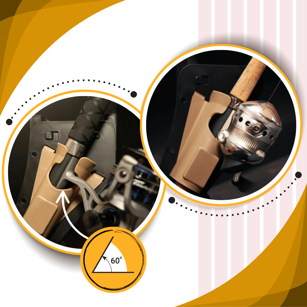 Étui à Crochet de Ceinture pour Canne à Pêche - Ozerty