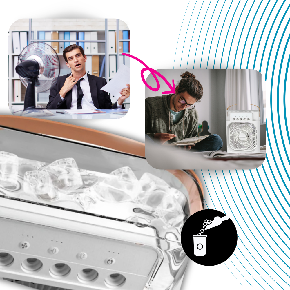 Petit climatiseur portable à eau
 - Ozerty