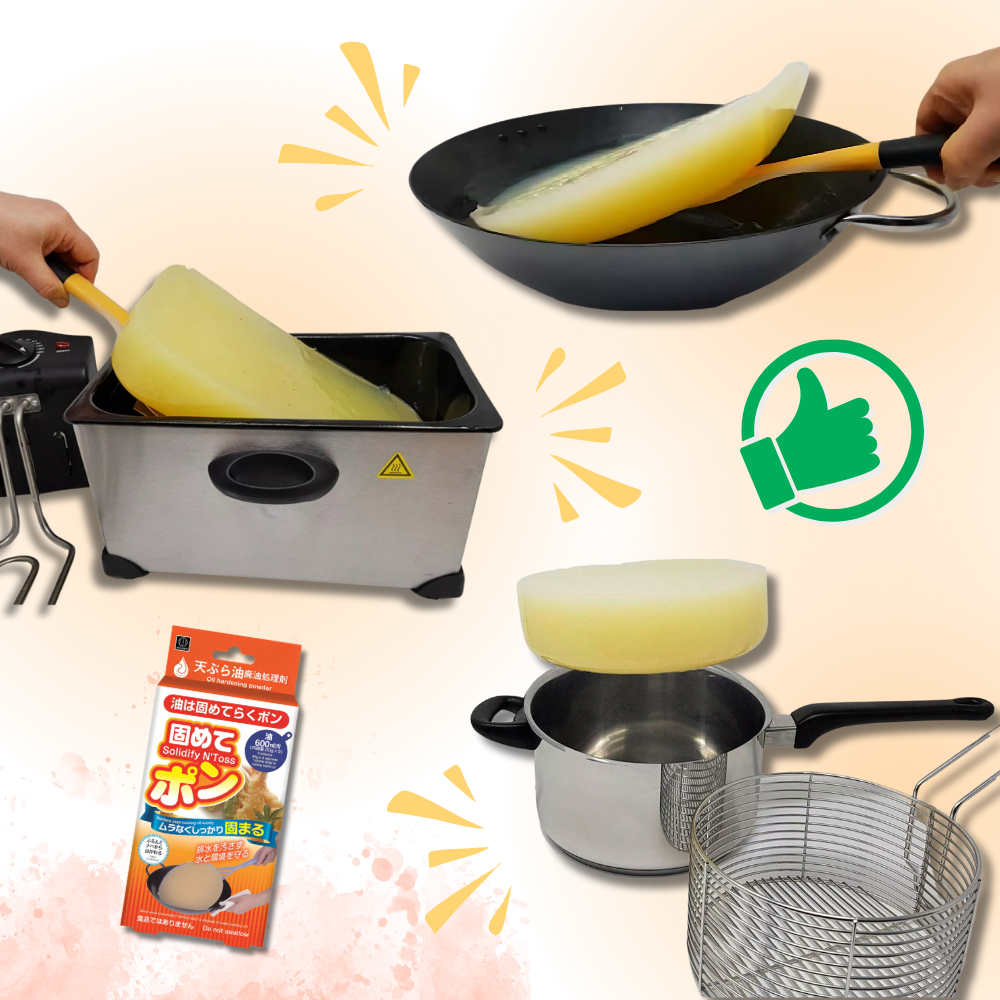 Solidifiant d'huile de friture - Ozerty