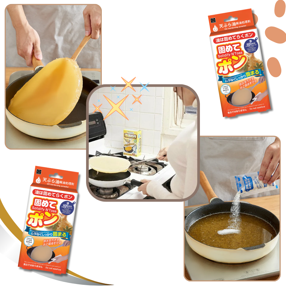 Solidifiant d'huile de friture - Ozerty