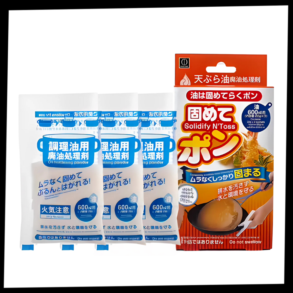 Solidifiant d'huile de friture - Ozerty