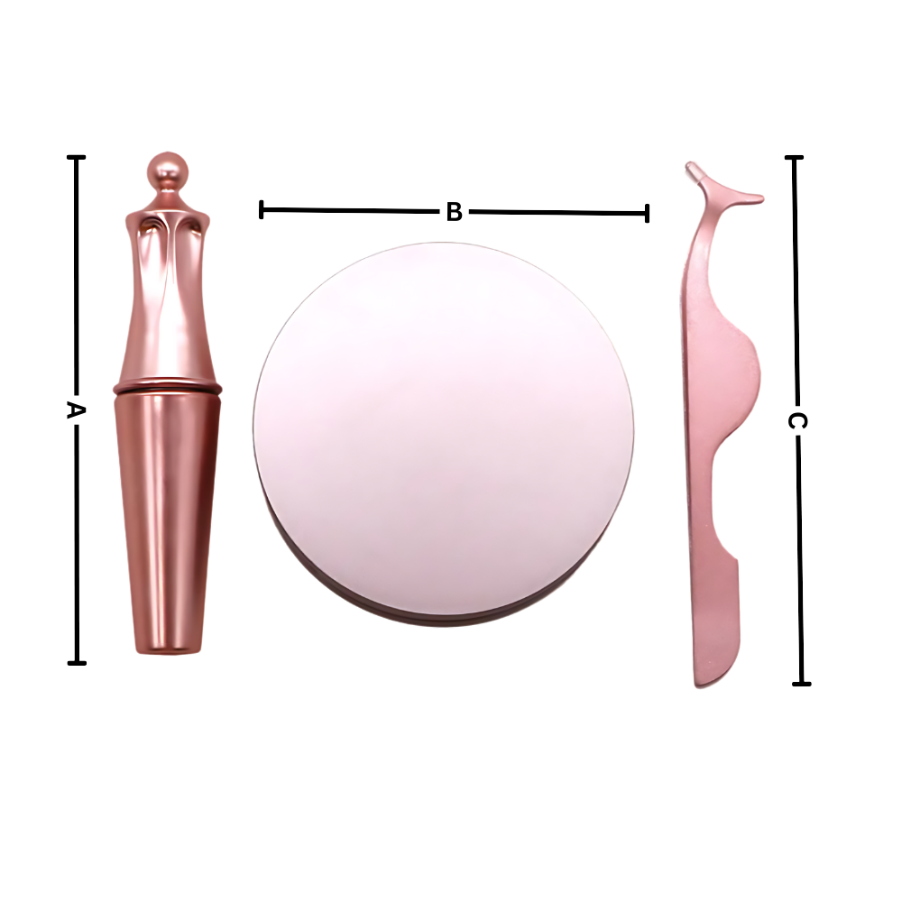 Faux cils hypoallergéniques sans colle
- Ozerty