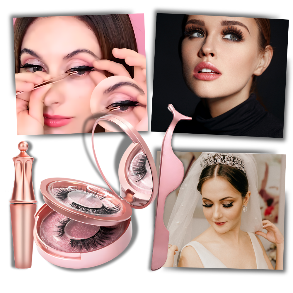 Faux cils hypoallergéniques sans colle
 - Ozerty