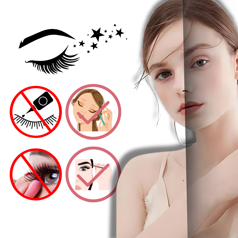 Faux cils hypoallergéniques sans colle
- Ozerty