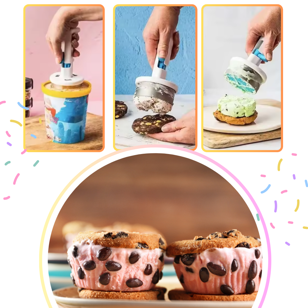 Cuillère à Cylindres de Crème Glacée - Ozerty