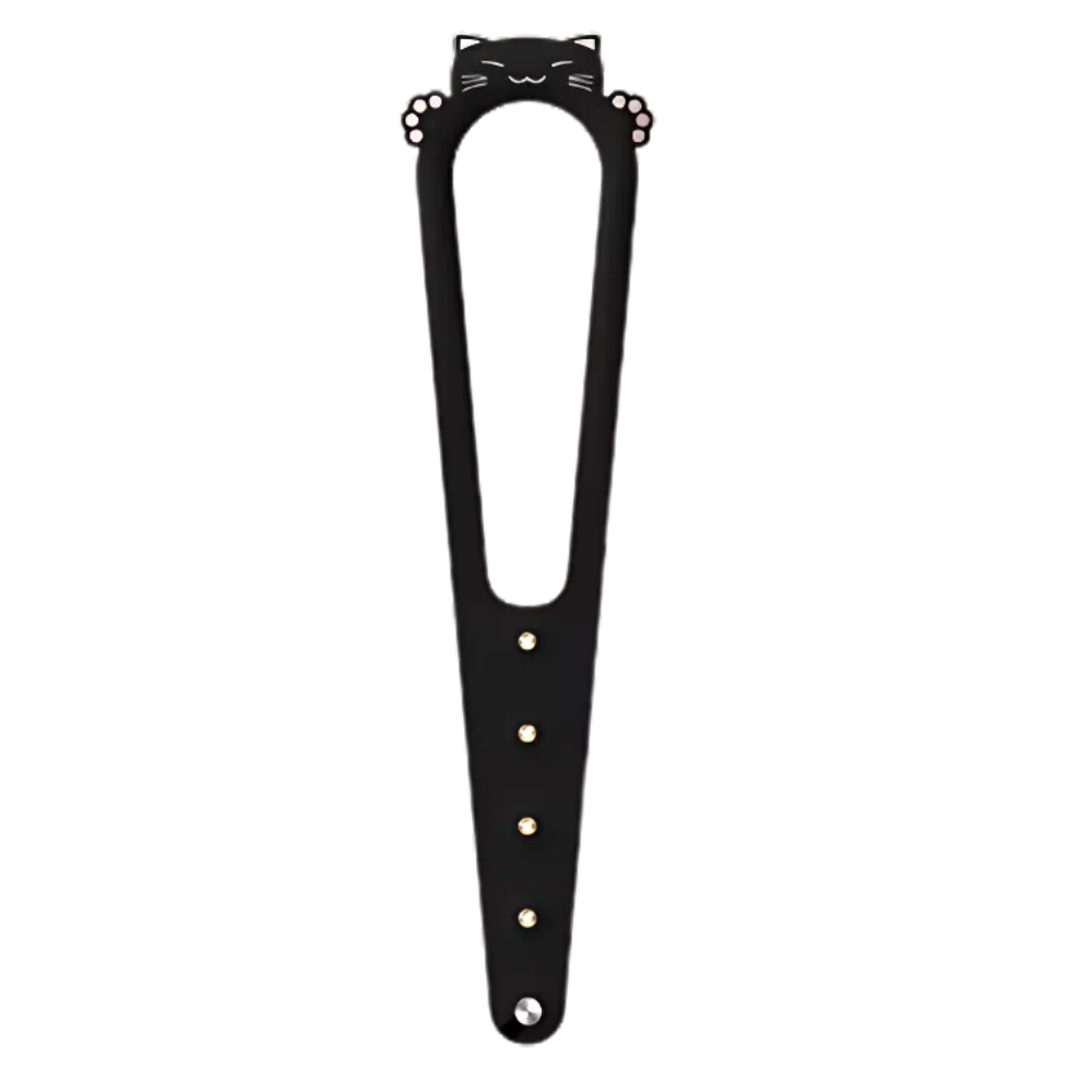 Loquet de porte innovant pour chats -Noir - Ozerty