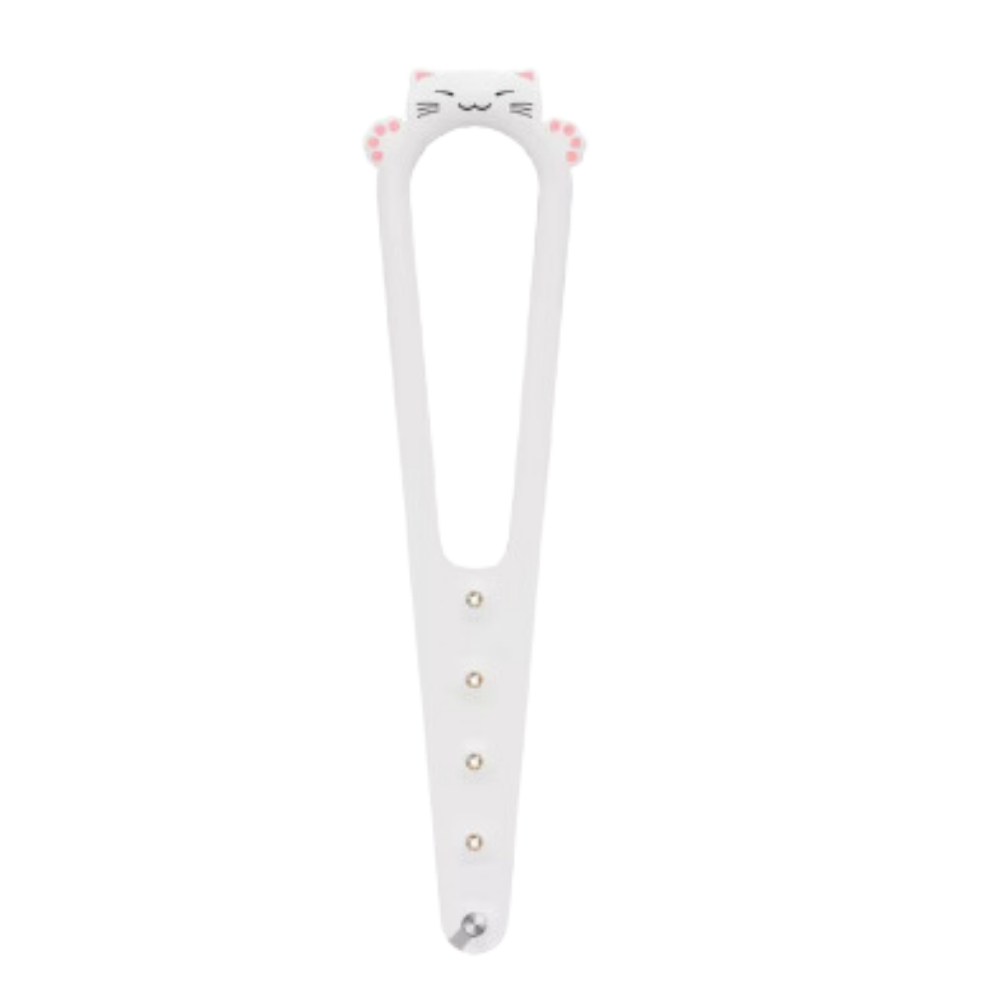 Loquet de porte innovant pour chats -Blanc - Ozerty