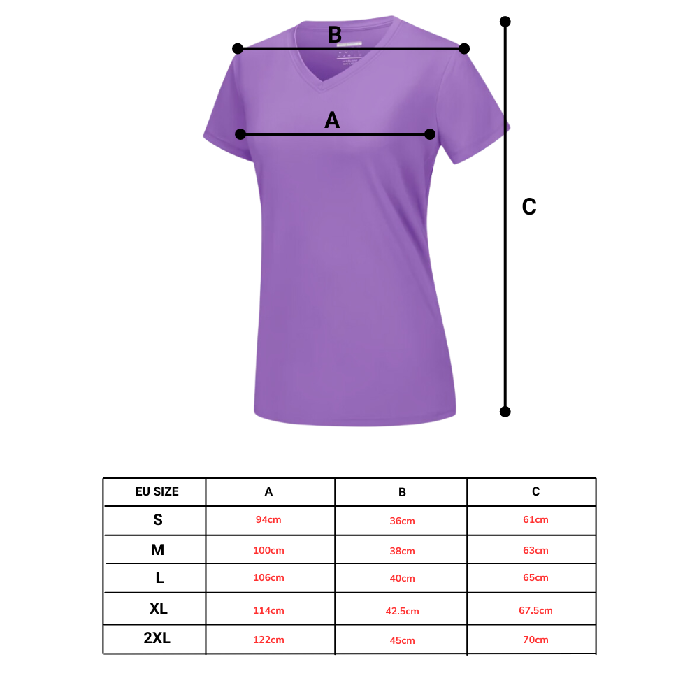 T-shirt rafraîchissant col en V pour femme
- Ozerty