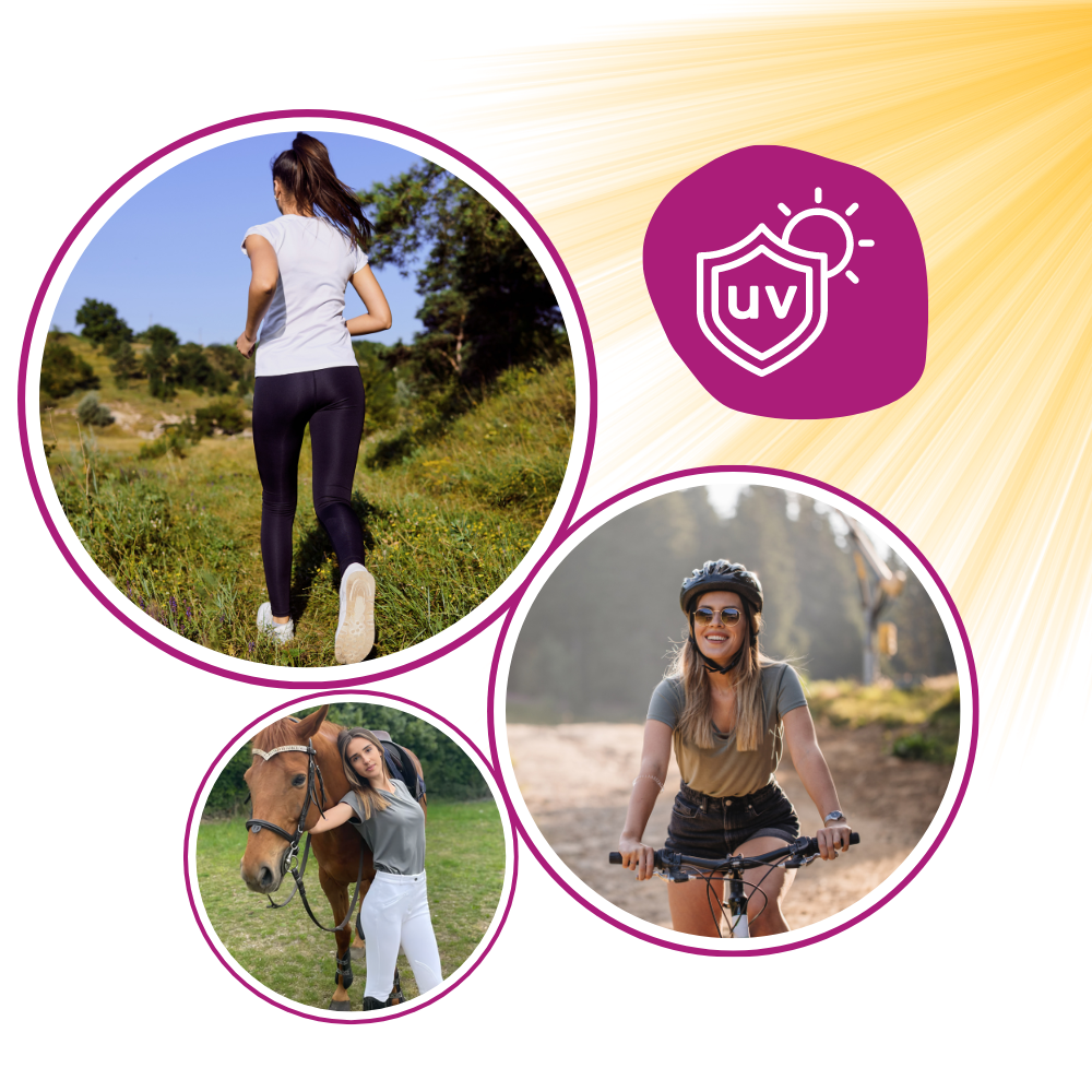 T-shirt rafraîchissant col en V pour femme
- Ozerty