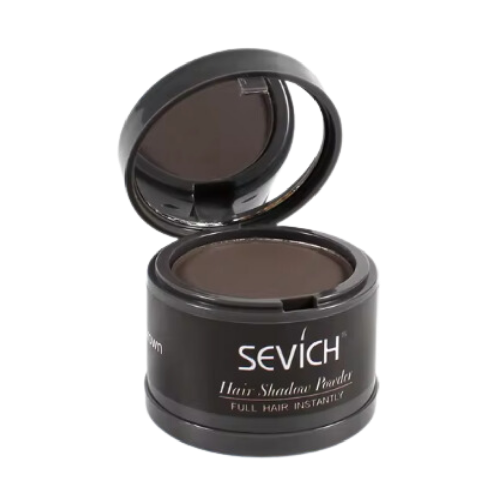 Poudre camouflante instantanée pour racines -Marron foncé - Ozerty