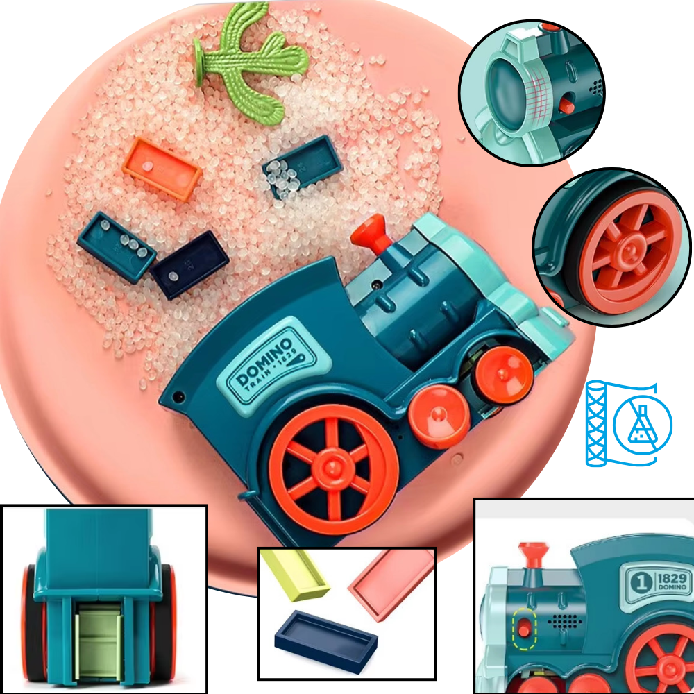 Train domino interactif automatique - Ozerty