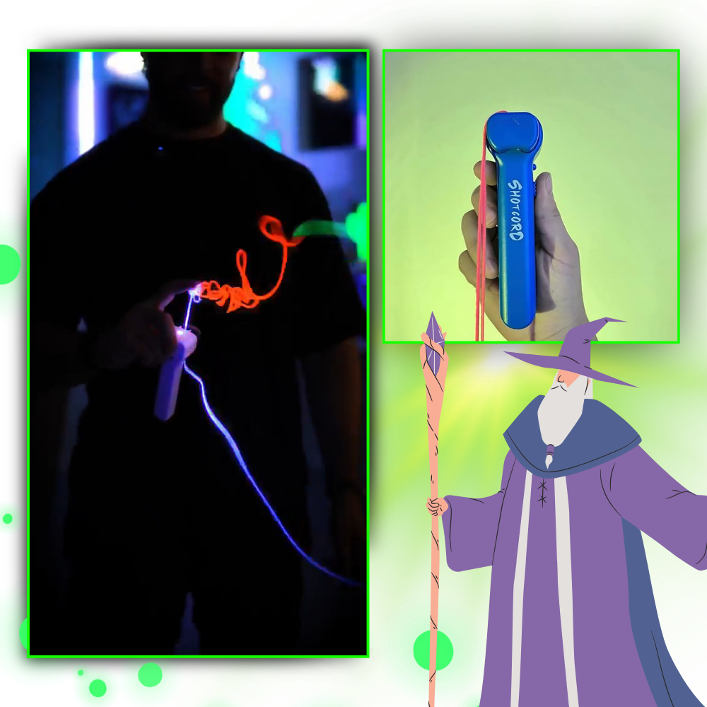 Jouet Lasso interactif à boucle lumineuse - Ozerty