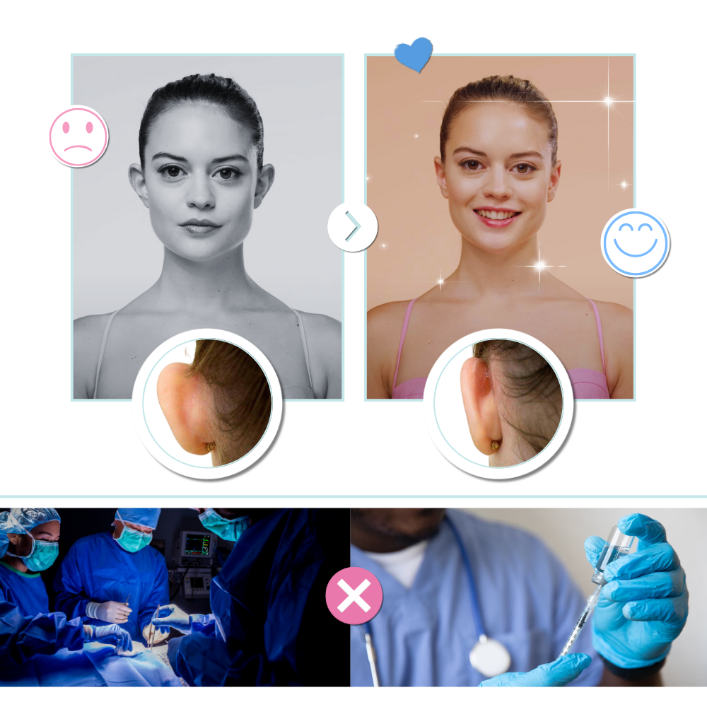 Patchs Invisibles Correcteur d'Oreilles  - Ozerty