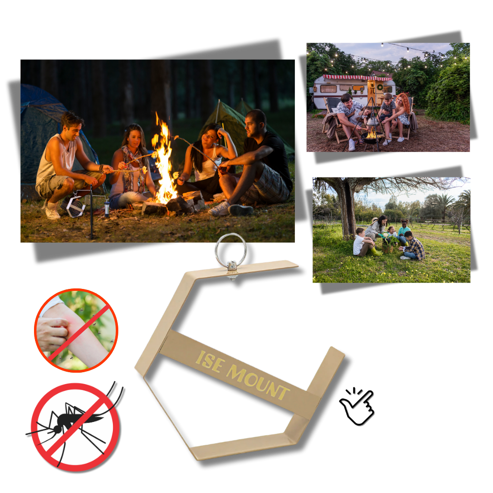 Support en fer pour spirale anti-moustique - Ozerty