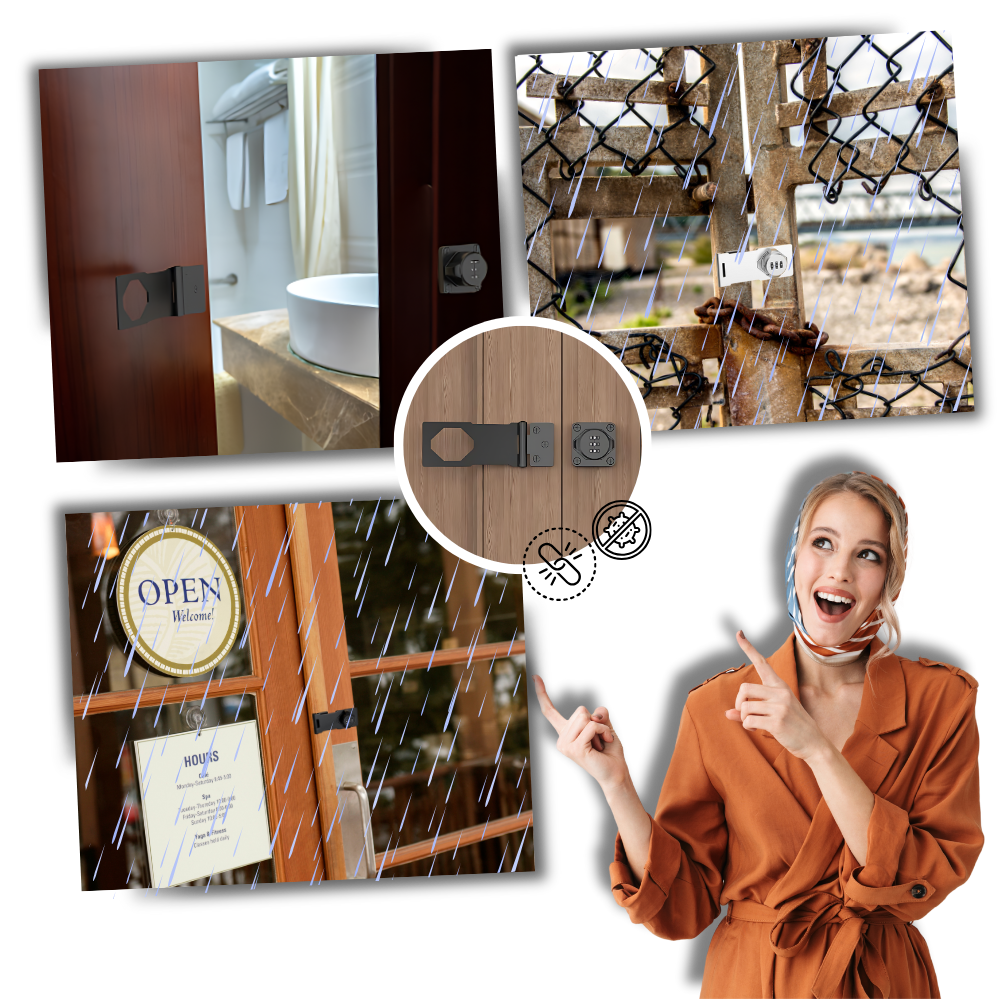 Serrure d'armoire sans clé à installation rapide
- Ozerty