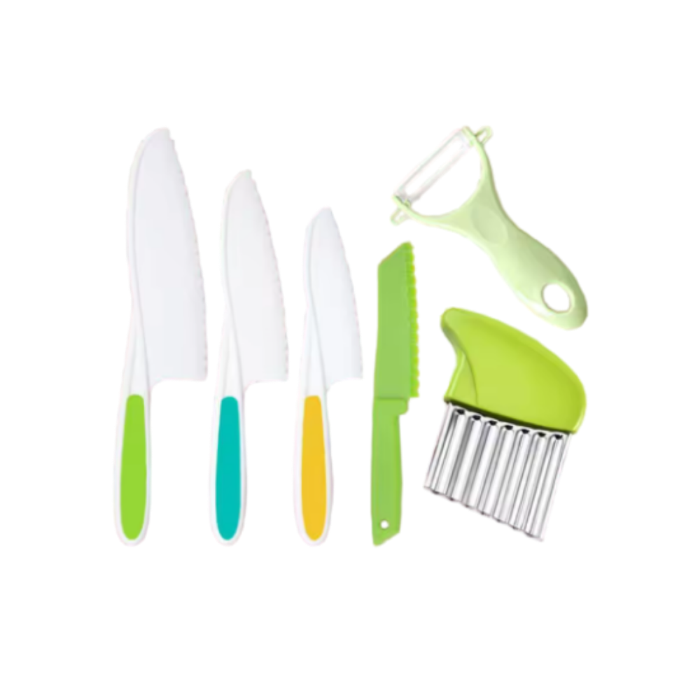 Kit ustensiles de cuisine pour enfants -Vert - Ozerty